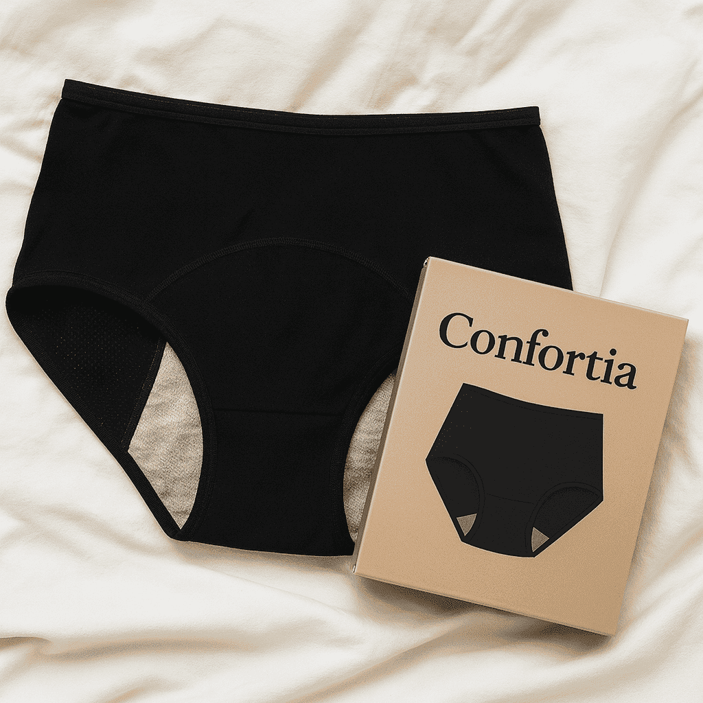 Confortia™ – La culotte anti-fuite élégante & confortable
