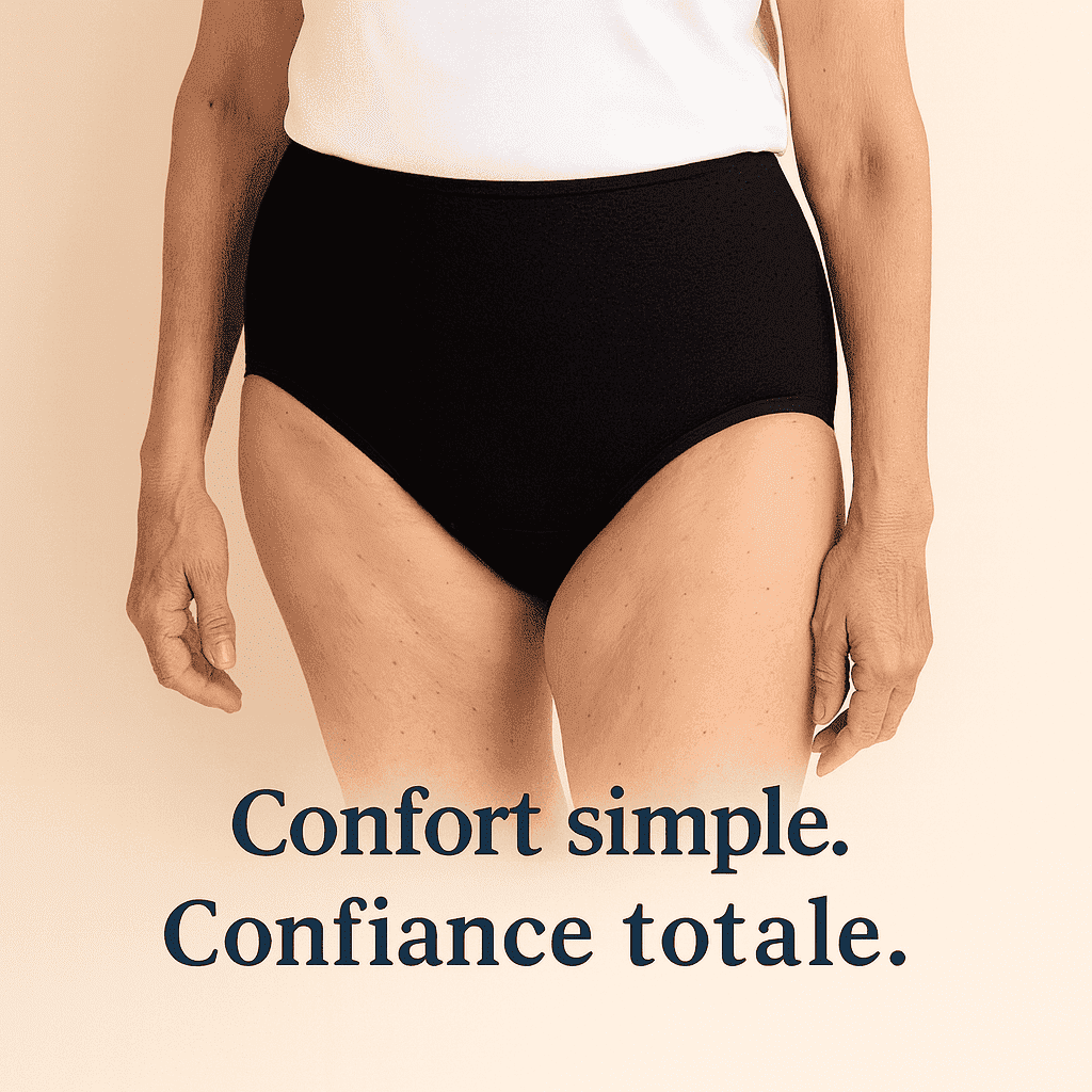 Confortia™ – La culotte anti-fuite élégante & confortable